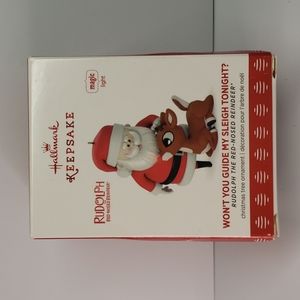 Hallmark 2017 - Won't You Guide My Sleigh Tonight Ruldolph- New In Box